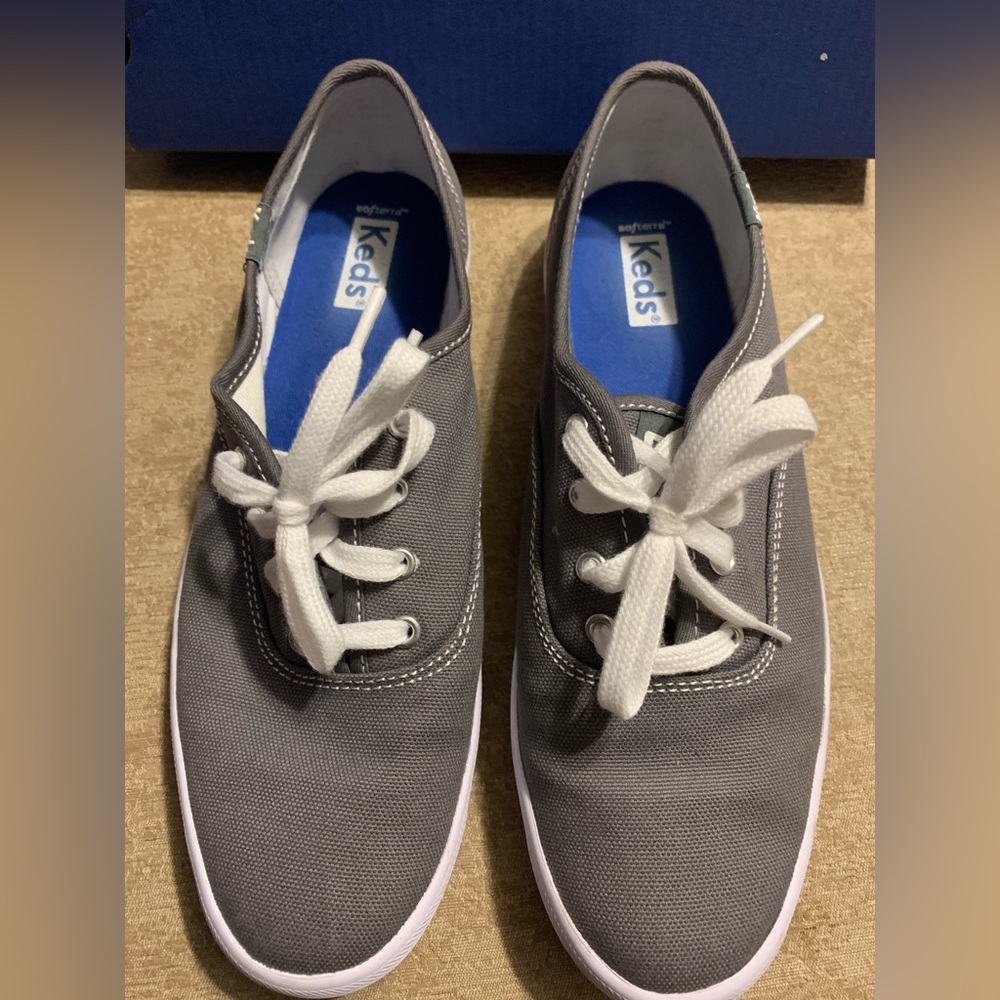 Keds Champion Gray 6.5 Medium Womens - Picture 2 of 10